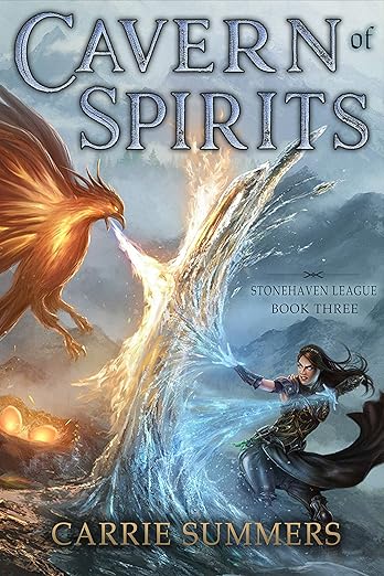 Cover of Cavern of Spirits: A LitRPG and GameLit Adventure (Stonehaven League Book 3)