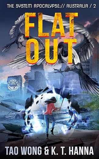 Cover of Flat Out: A Post-Apocalyptic LitRPG (The System Apocalypse: Australia Book 2)