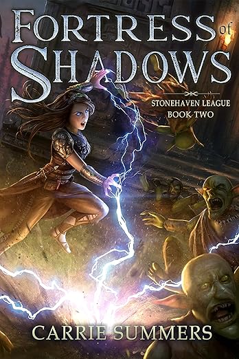 Cover of Fortress of Shadows: A LitRPG and GameLit Adventure (Stonehaven League Book 2)
