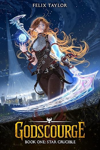 Cover of Godscourge Book 1: Star Crucible: (A Progression Fantasy Adventure)
