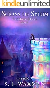 Cover of Scions of Sylum: A Fantasy LitRPG Adventure (The Whims of Gods Book 2)