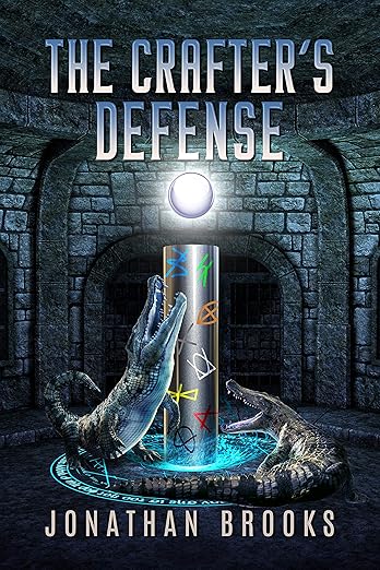 Cover of The Crafter's Defense: A Dungeon Core Novel (Dungeon Crafting Book 2)