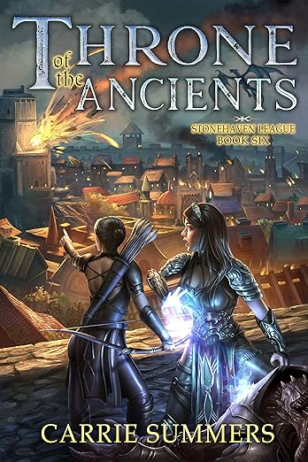 Cover of Throne of the Ancients: A LitRPG Adventure (Stonehaven League Book 6)