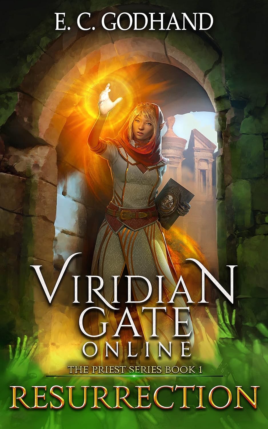 Cover of Viridian Gate Online: Resurrection: A litRPG Adventure